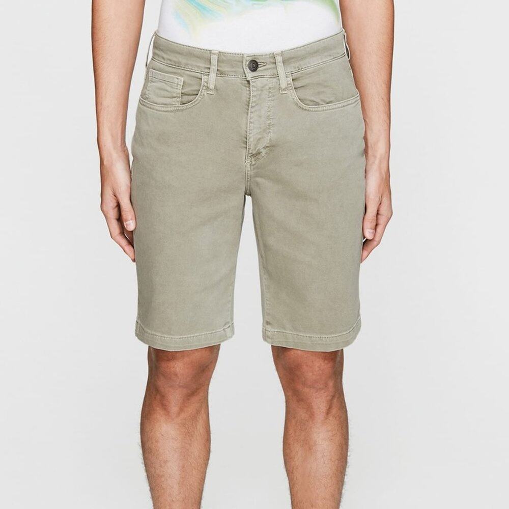 Mavi Jeans Co Green Denim Bermuda Shorts Size 30 NWT